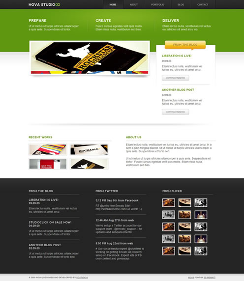 2010�����µ�100�����XHTMLģ��