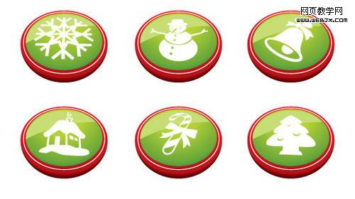 Christmas Buttons-christmas | ʥ���������Դ���ռ�����������ˢ��ʸ����ͼ�������