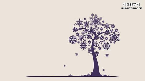 Snowflake Tree-christmas | ʥ���������Դ���ռ�����������ˢ��ʸ����ͼ�������