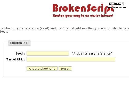 URL shortening script