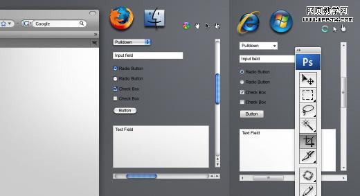 Uidesignkit14 in Free Wireframing Kits, UI Design Kits, PDFs and Resources