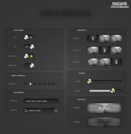 Free Web, Mobile UI Element Kits and Stencils for Designers