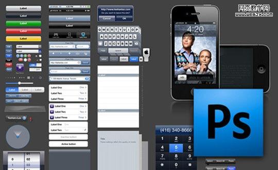 Free Web, Mobile UI Element Kits and Stencils for Designers