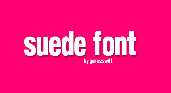 Suede_Font_by_GomezSwift