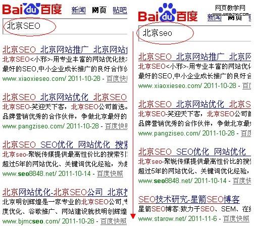 �ؼ��ʱ���SEO�ͱ���seo���������ǰ��λ